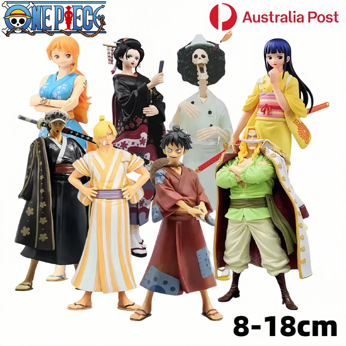 ONE PIECE Action Figure Luffy Zoro Nami Sanji Amine PVC Model Toys