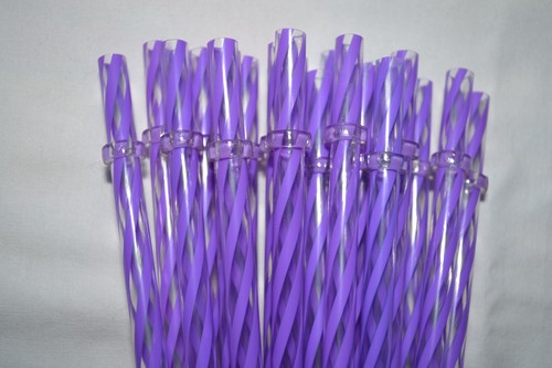 "CLEAR/SWIRLY" STRAWS, 9" or 11" Reusable, Replacement BPA Free - Picture 68 of 157