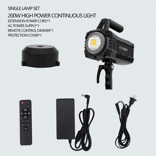 150W / 200W LED Continuous COB Light Soft Lamp for Live Studio Photo Video - Picture 5 of 10