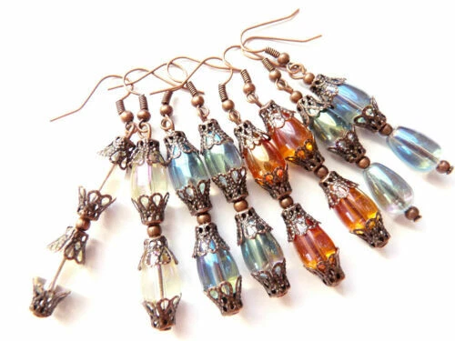 Perle Mode-Ohrschmuck mit Blumen- & Pflanzen-Thema