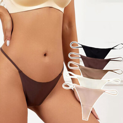 5 Packs Lot Womens Sexy Panties Seamless G-String Bikini Thongs Lingeries Briefs