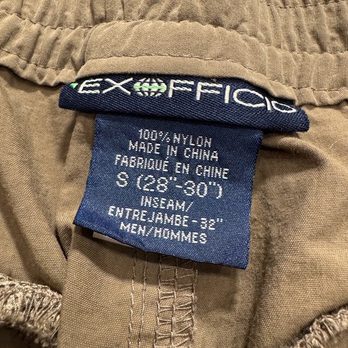 ExOfficio Hose Herren klein beige Cargo Wandern Nylon schnelltrocknend Outdoor 30x31 - Bild 3 von 12