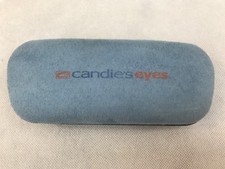 Candies Eyeglass Case CAS121 Case Only Blue Hard Shell Preowned