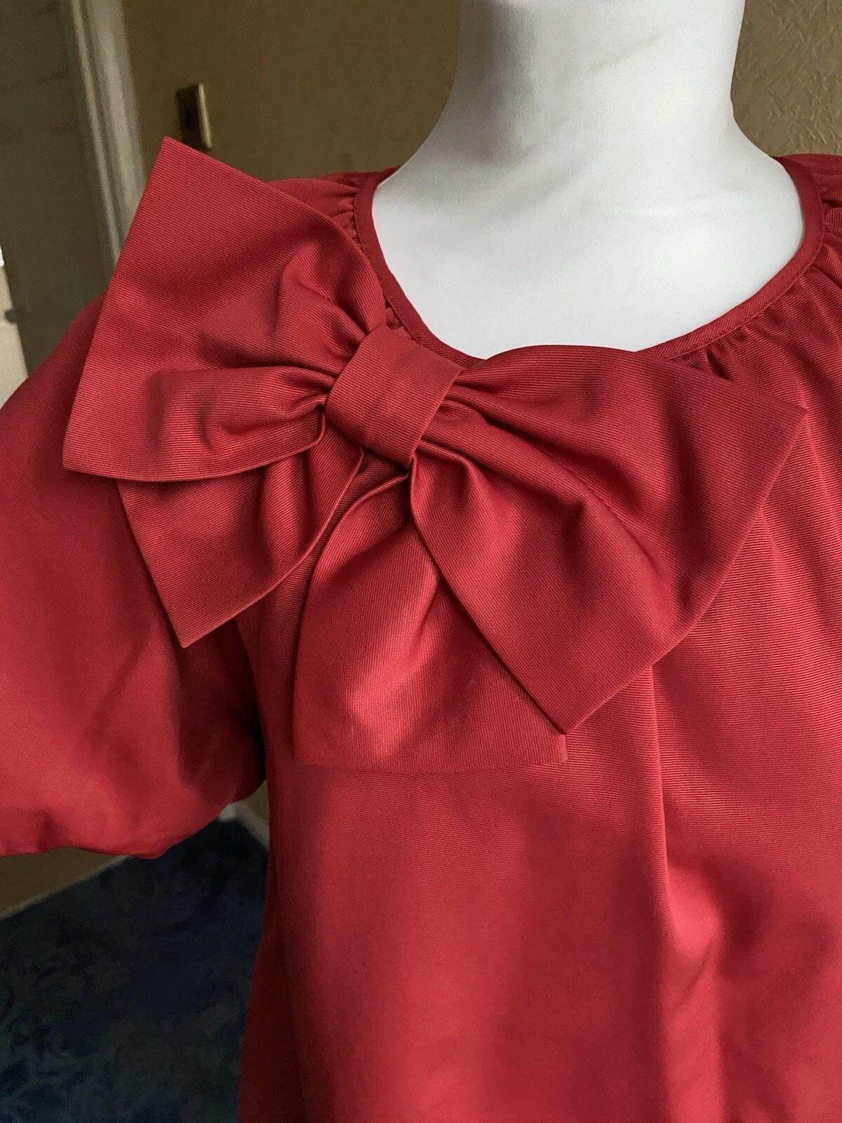 ABITO ROSSO KATE SPADE DOROTHY TAGLIA XS