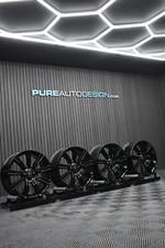 Genuine Discovery 5 V 21" Forged Alloy Wheels REFURBISHED VIPER BLACK Set of 4