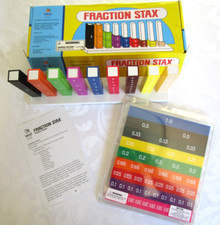 Math Manipulatives LOT FRACTION STAX Ideal SC...