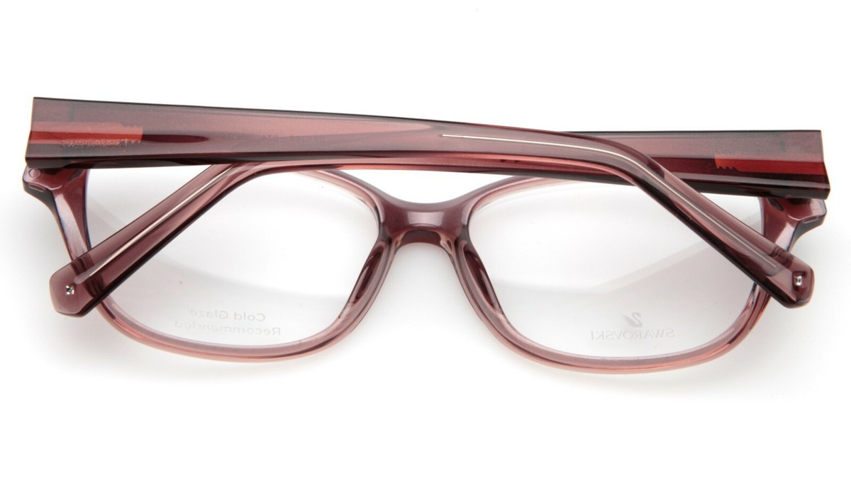 スワロフスキー no4 NEW SWAROVSKI SK 5267 074 BURGUNDY EYEGLASSES 55-15-140mm