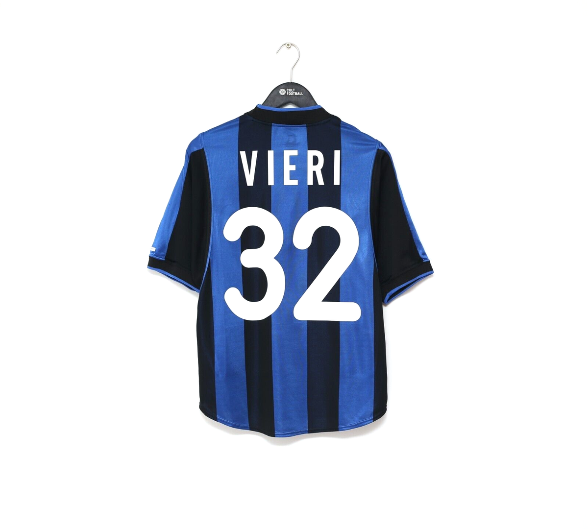 2000/01 VIERI #32 Inter Milan Vintage Nike Home Football Shirt