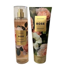 Bath and Body Works Rose Fragrance Mist Body Cream Set 8 fl oz