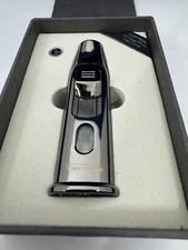 Vector AZTECH - Wind Resistant Large Single Jet Torch Lighter - Gunmetal - New