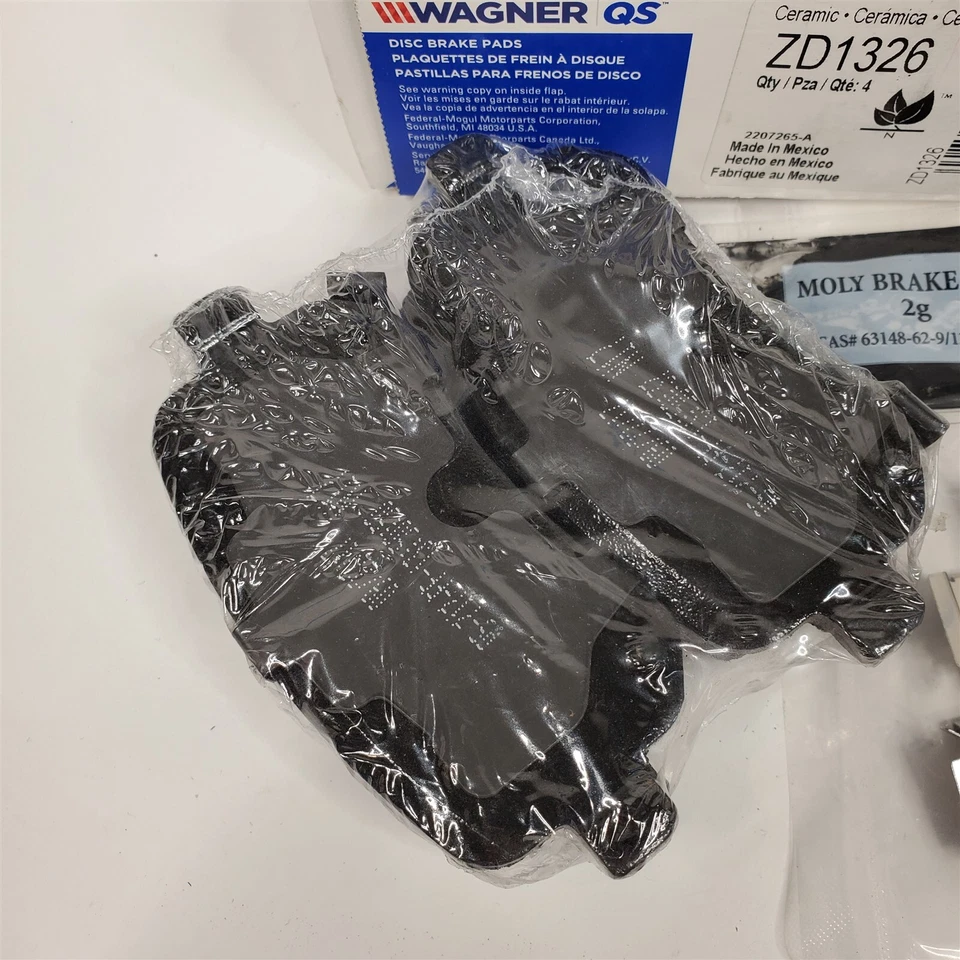 08-12 Juego de pastillas de freno de disco Chrysler Dodge Volkswagen - QuickStop Wagner ZD1326 Foto 2 de 4