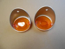 Fits 70 71 72 73 74 Challenger 70 Charger Park Light Lenses Lens Pair  NEW