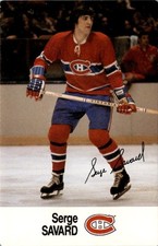 1988-89 Esso NHL All-Star Collection # Serge Savard Montreal Canadiens