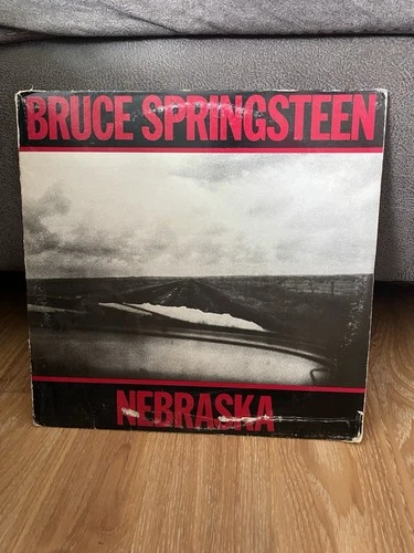 Bruce Springsteen Nebraska Vinyl Record Album 1982 Vintage Rock Free Shipping