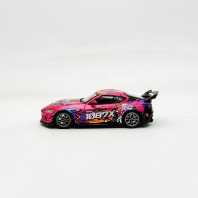 Pop Race 1:64 Darwinpro 66G WBK Toyota Supra Pink 1087X #285 | eBay
