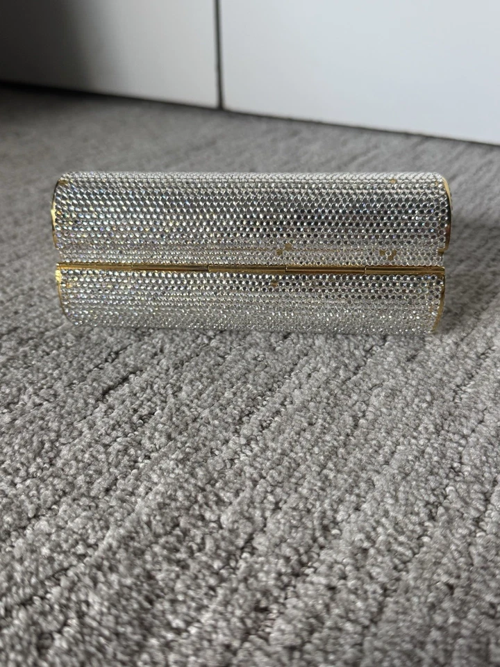 Judith Lieber Swarovski Crystal Evening Bag With Mirror, Chain, Comb And Coin - Image 4 of 4
