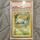 Pokémon TCG Venusaur Base Set 15/102 Holo Rare 100 HP Stage 2 PSA 4 Card 1999