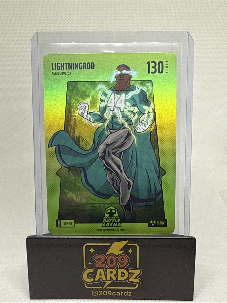 BO JACKSON BATTLE ARENA LIGHTNINGROD JULIO RODRIGUEZ FIRST EDITION