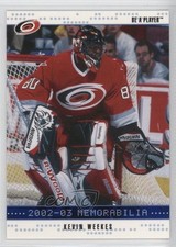 2002-03 ITG Be A Player Memorabilia Sapphire 16/100 Kevin Weekes #158 1k9