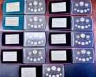 Royal Canadian Mint "Double Dollar" Prestige Silver Proof Sets - Lot of 9