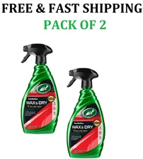 (2 pack) Turtle Wax Quick and Easy 1-Step Wax and Dry Spray Wax, 26 oz