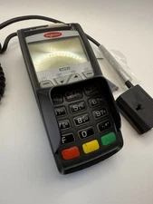 Ingenico iCT220 Credit Card Terminal POS Payment Machine w/ Cable & Splitter