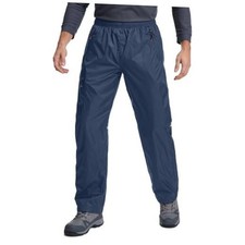 Men's Rain Pants Waterproof Over Pants Windproof Outdoor Small Royal Blue