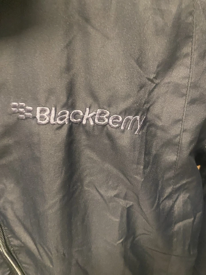 Vintage BlackBerry Logo Windbreaker Jacket XS Sport-TekPort Authority Tech Promo - Image 3 of 4