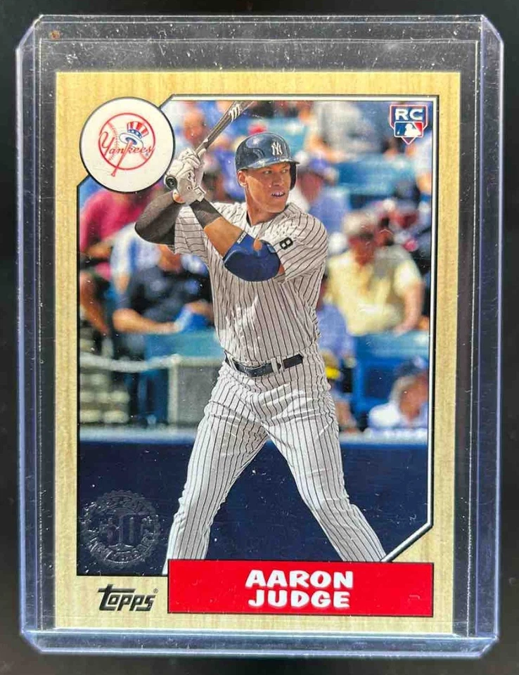 2017 Topps Aaron Judge 1987 béisbol radiocontrol novato #87-58 Yankees