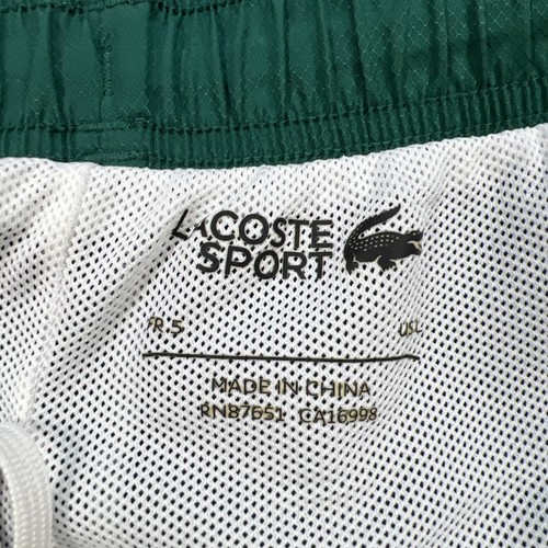 Traje de baño Lacoste Sport verde con forro - Imagen 6 de 10