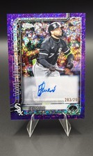 2025 Topps Chrome EDGAR QUERO AUTO RC Purple Speckle /299 #AC-EQ White Sox