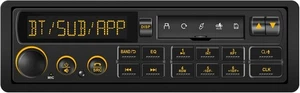 Bluetooth Retro Car Stereo Receiver - Single Din European Classic Look Radio for