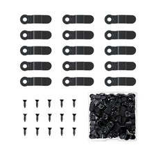100 Pieces Metal Picture Frame Turn Buttons Fasteners with 100 Pieces Screws,...
