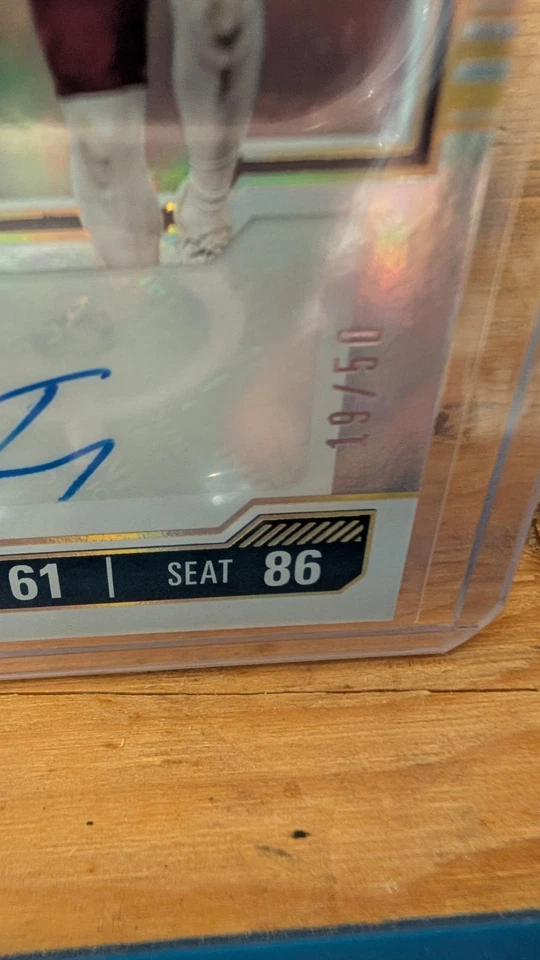 2023 MITCHELL TINSLEY Contenders Rookie Ticket RC Auto MIDFIELD! 19/50 - Image 3 of 3