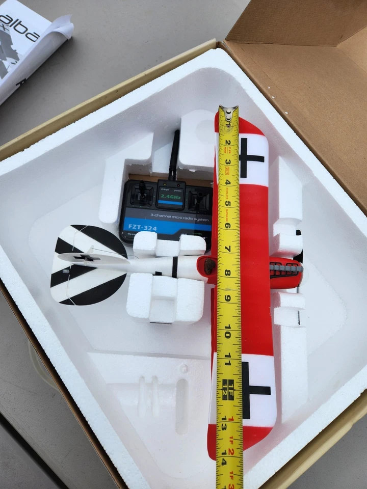 Fly zone Albatros Backyard Ace R/C Airplane With Box!! - Image 4 of 4