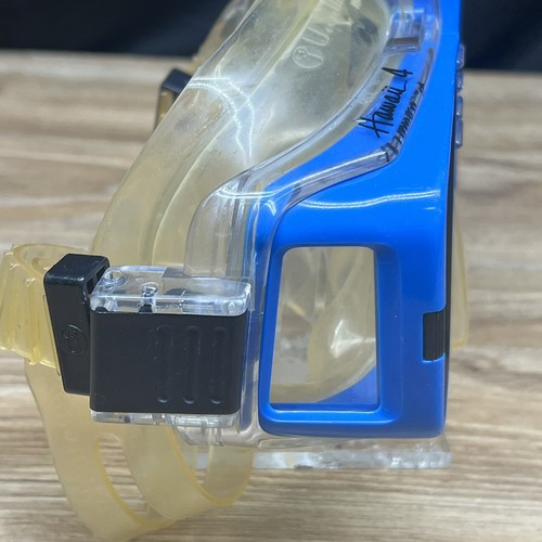 U.S Divers Aqua Lung Hawaii 4 Snorkeling Mask Blue Tempered - Picture 5 of 8