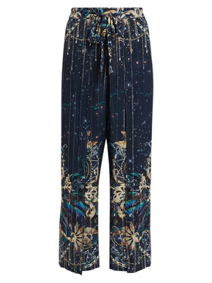 $178 Plus Size 2X Johnny Was Supernova Wrap Pants Celestial Print Cover up NWT