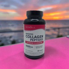 NeoCell Collagen Peptides  Vitamin C  Biotin 6000mg 90 Tablets EXP 08/2028