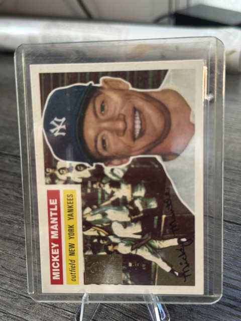 1996 Topps - Mickey Mantle Commemorative Reprints Mickey Mantle #6 1956 Topps