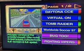 Sega Flash Vol. 3 Sega Saturn Video Game Demo Disc PAL UK Tested Working