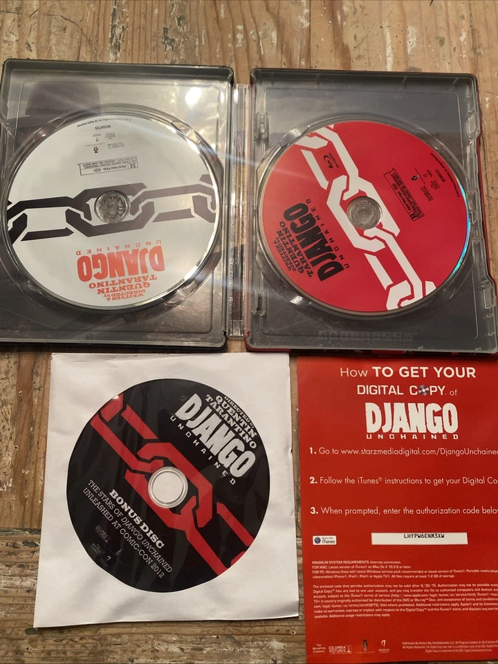 Django Unchained Steelbook Blue-ray Target Exclusive with Bonus DVD - Image 3 of 3