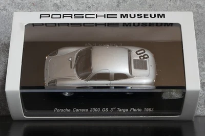 PORSCHE Carrera 2000 GS. Targa Florio 1963. SPARK 1/43° - Photo 1/4
