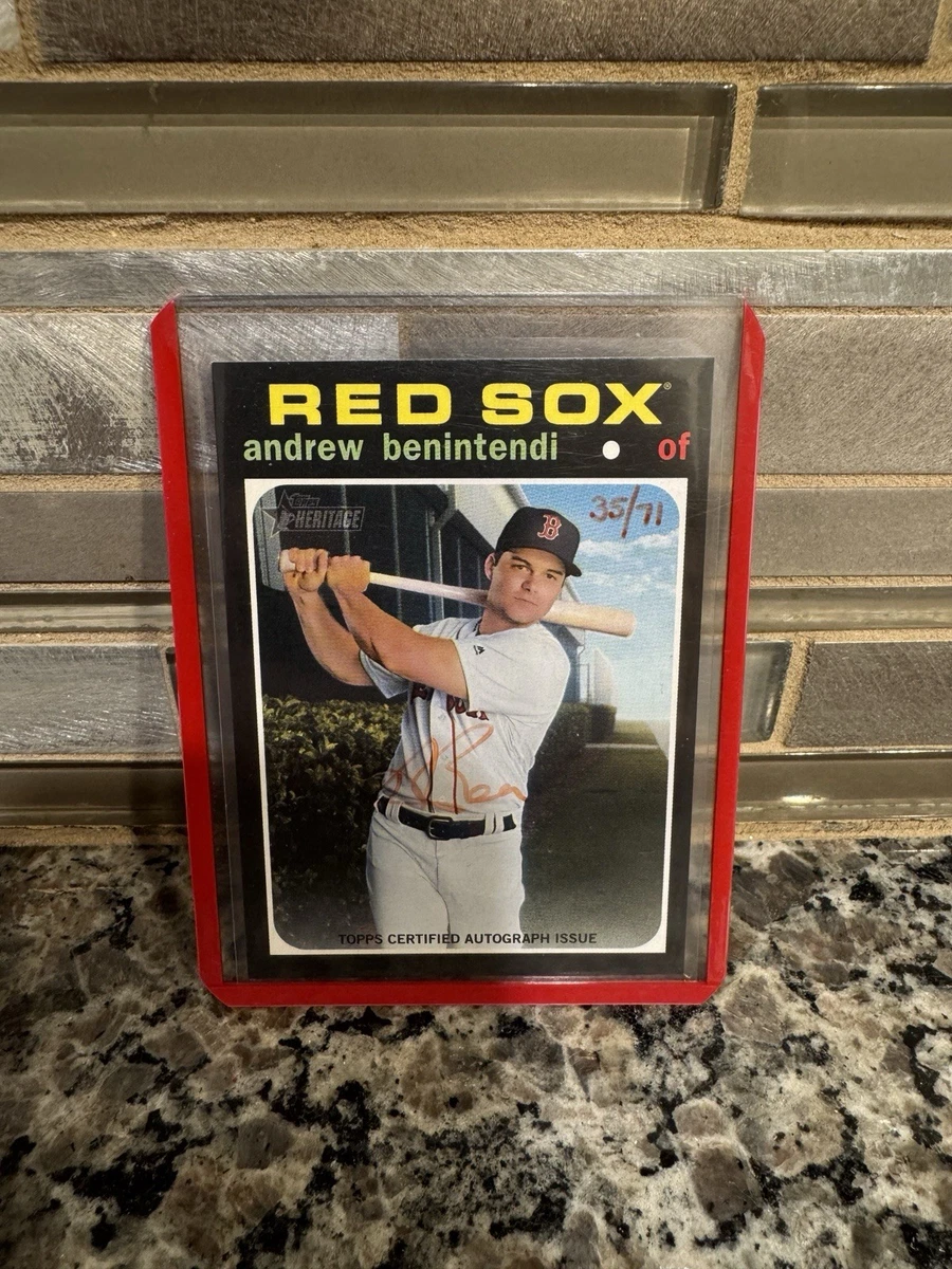 Andrew Benintendi Autograph Baseball Cards for sale | eBay