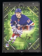 2026 Fanatics Under Wraps Emanate Hockey Gabe Perreault Rookie Auto Green /99