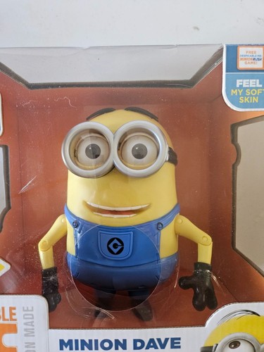 Modellino Cattivissimo Me Minion Dave Talking 9" con 55 detti SCATOLA APERTA - Foto 9 di 12