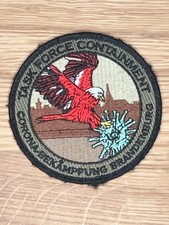 Corona Bek&auml;mpfung Brandenburg Bundeswehr Patch Klett #44G5