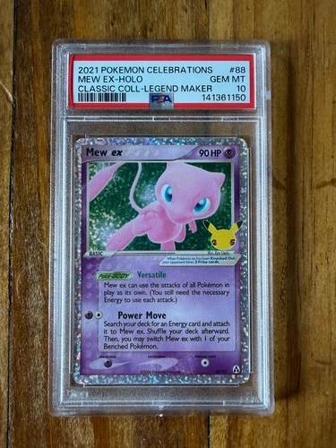 POKEMON TCG - CELEBRATIONS - MEW EX 88/92 - PSA 10