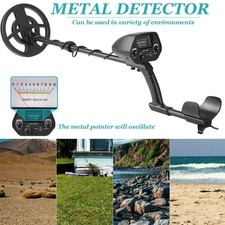 Basic Waterproof Metal Detector 7.8" Coil 6.5KHz 2 Modes Kids Adult Beginners