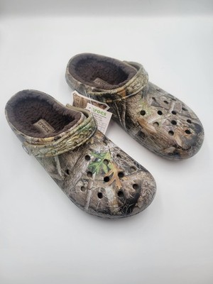 New Crocs Classic Lined Real Tree Edge Camo Brand Men