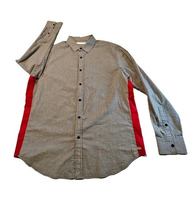 Sean John Y2K 90's Retro Mens Snap Button Up Shirt SZ XL Casual Workwear 